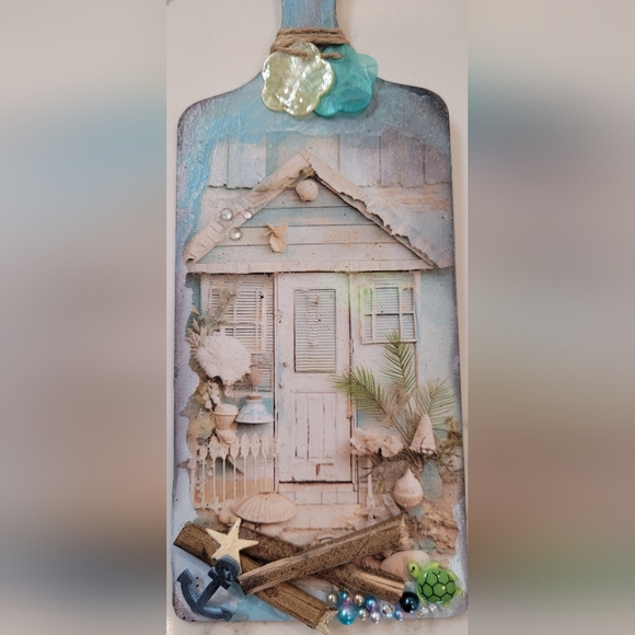 Beautiful Beach Getaway Wooden Charcuterie Boards. Set of 2. - Picture 5 of 16